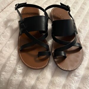 Jcrew leather sandals